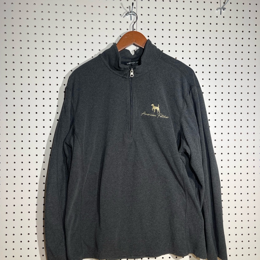 American Fetcher Charcoal Quarter-Zip Jacket